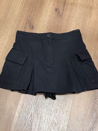 Falda pantalón negro
