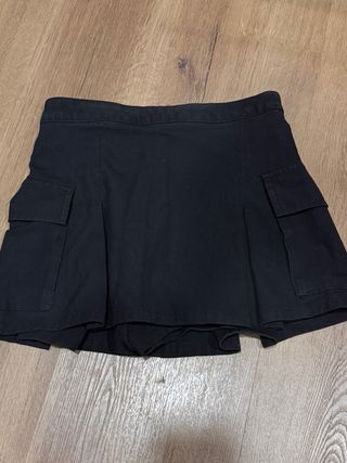 Falda pantalón negro