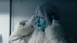 Peluca corta bob blanco