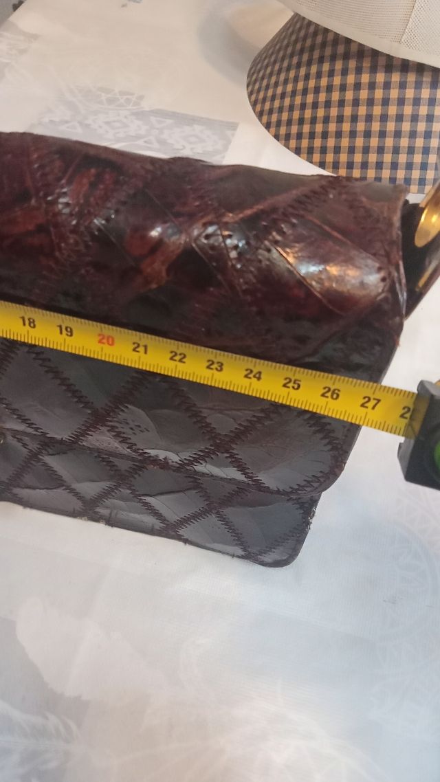 Bolso Piel Serpiente Vintage buen estado