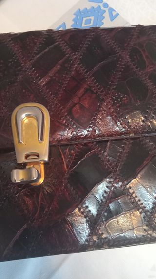 Bolso Piel Serpiente Vintage buen estado