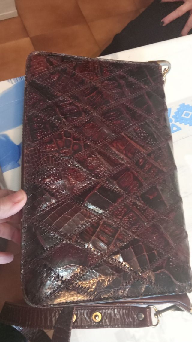 Bolso Piel Serpiente Vintage buen estado