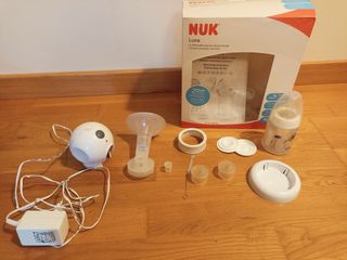 Sacaleches eléctrico Nuk + esterilizador