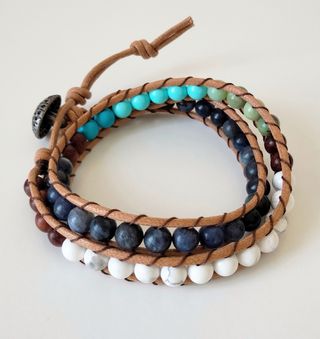 Bracciale multipietre 6mm