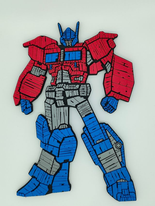Optimus Prime - Transformers - Caligrama