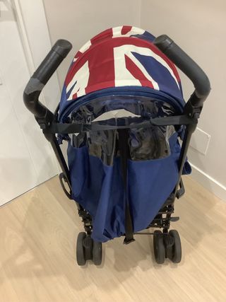 Silla paseo mini Easywalker XL Union Jack y saco