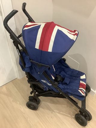Silla paseo mini Easywalker XL Union Jack y saco