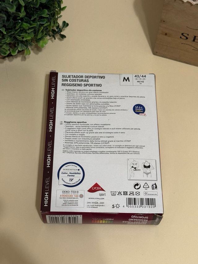 Top deportivo sin costuras CRIVIT