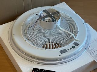 Ventilado lamparar de techo con luz LED 60cm