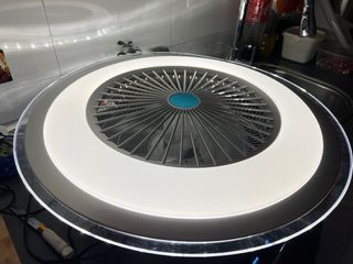 Ventilado lamparar de techo con luz LED 60cm