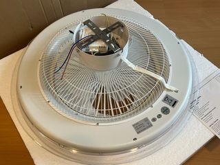 Ventilado lamparar de techo con luz LED 60cm