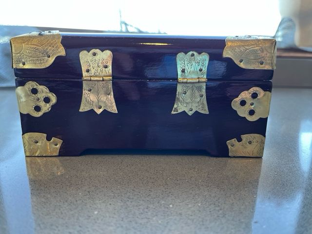 Scatola di gioielli vintage