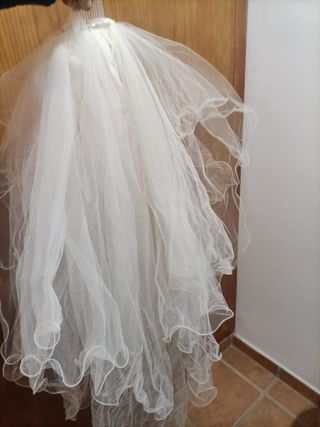Velo novia y tocado