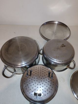 2 Ollas para vapor