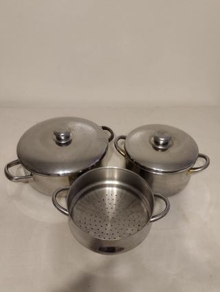 2 Ollas para vapor