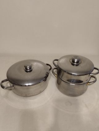 2 Ollas para vapor