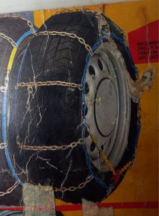 Cadenas para nieve coche clasico. sin usar