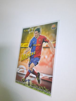 Carta de Futbol Mundicromo Lionel Messi