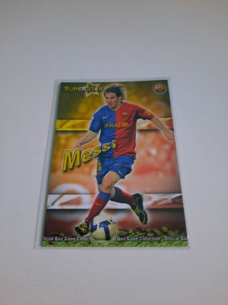 Carta de Futbol Mundicromo Lionel Messi
