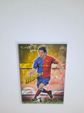Carta de Futbol Mundicromo Lionel Messi
