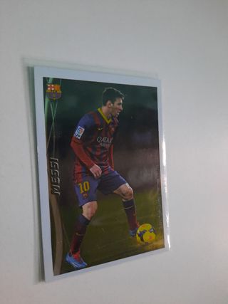 Carta de Futbol Mundicromo Lionel Messi