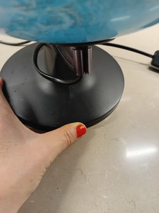 Bola del mundo con luz 🌎