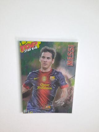 Carta de Futbol Mundicromo Lionel Messi