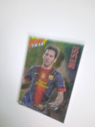 Carta de Futbol Mundicromo Lionel Messi