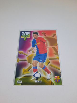 Carta de Futbol Mundicromo Lionel Messi