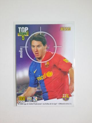 Carta de Futbol Mundicromo Lionel Messi