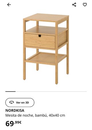 Mesita de noche Ikea