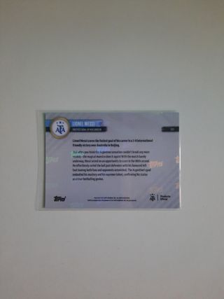 Carta de Futbol Lionel Messi