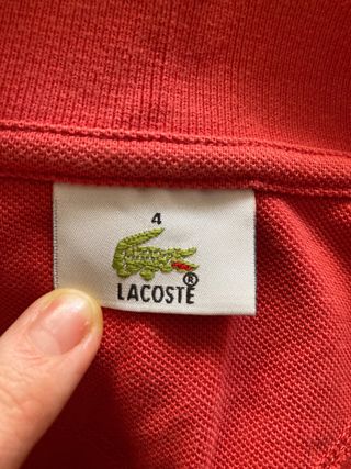 Lacoste Camiseta Polo Algodón Coral