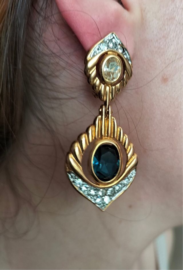 Espectuliar pendientes aniguos vintage