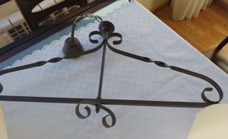 Lámpara de techo forja de hierro