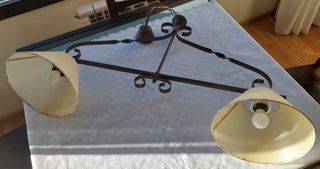 Lámpara de techo forja de hierro