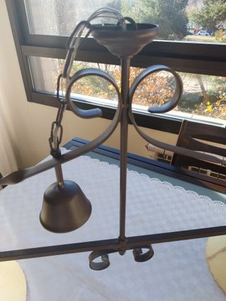 Lámpara de techo forja de hierro