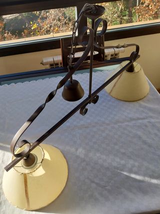 Lámpara de techo forja de hierro