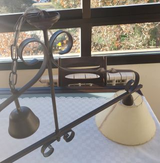 Lámpara de techo forja de hierro