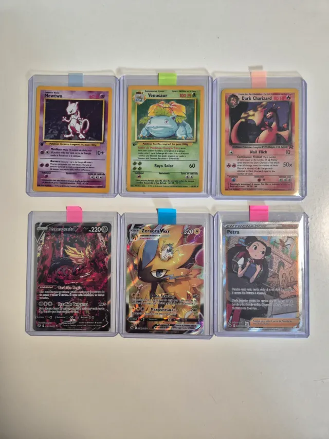 Cartas Pokemon base set jungla fosil TR neo