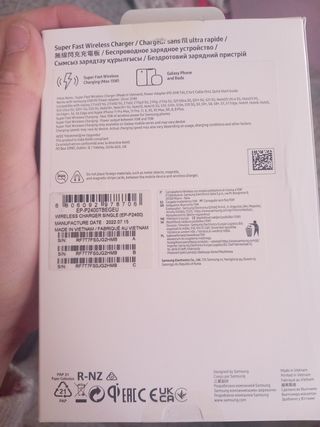 Cargador inalambrico Samsung 