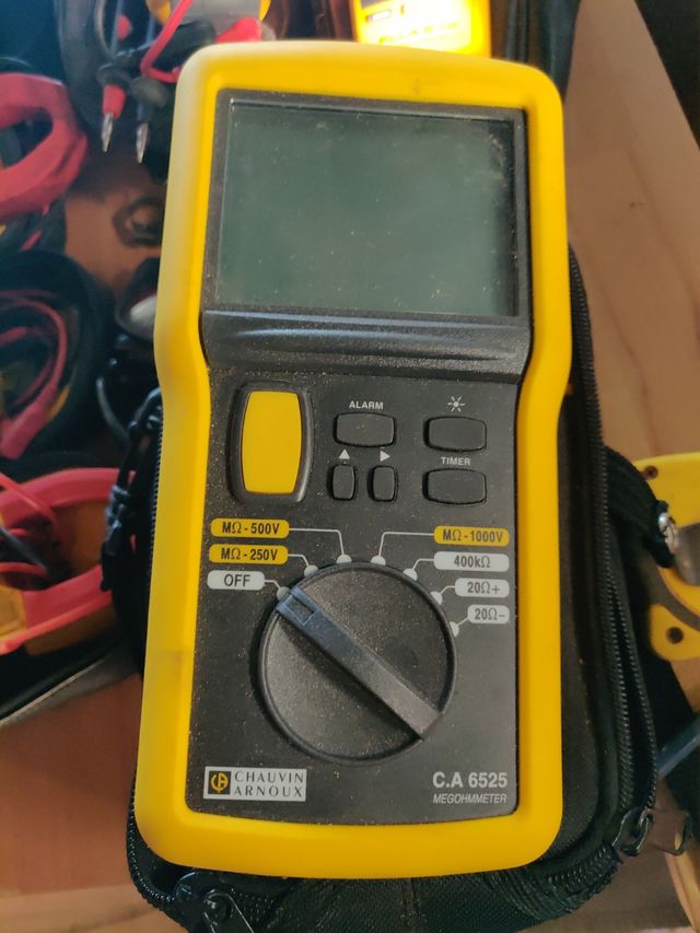 Chauvin arnoux meghometro megger