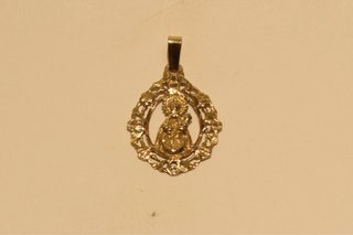 VIRGEN DEL ROCIO DE ORO 18K/2.5Gr