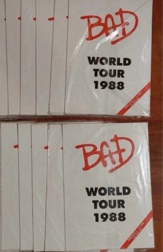 Michael Jackson BAD World Tour Program