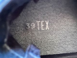 Botines serraje azul. De Tex. Carrefour.