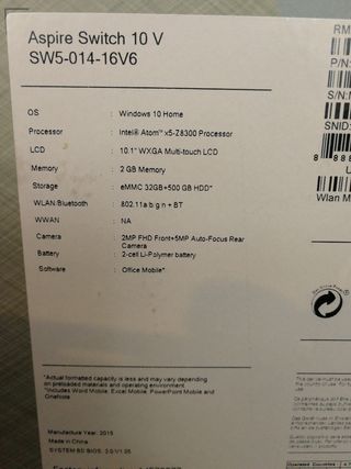 Acer Aspire Switch 10V