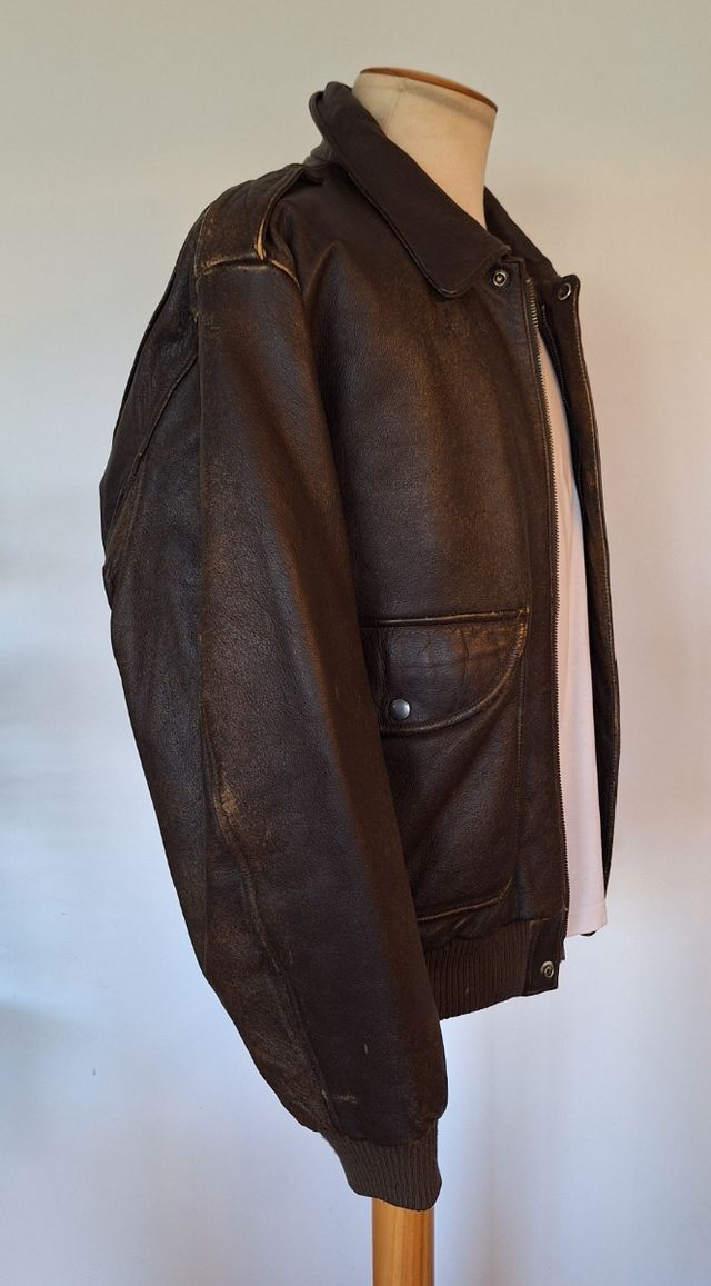 Chaqueta de Aviador de cuero