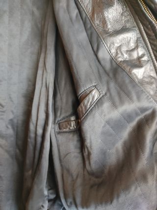 Cazadora piel hombre