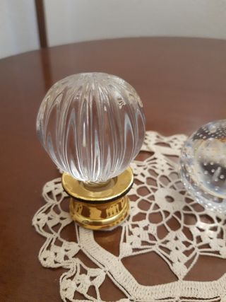 Dos boliches de cristal