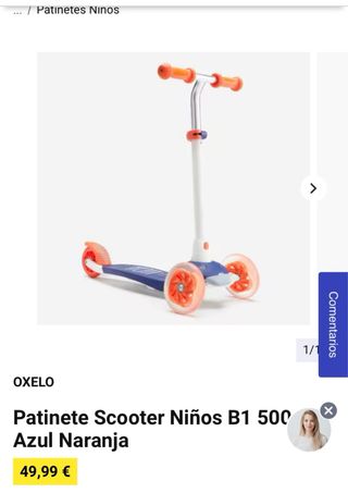 Patinete de 3 ruedas